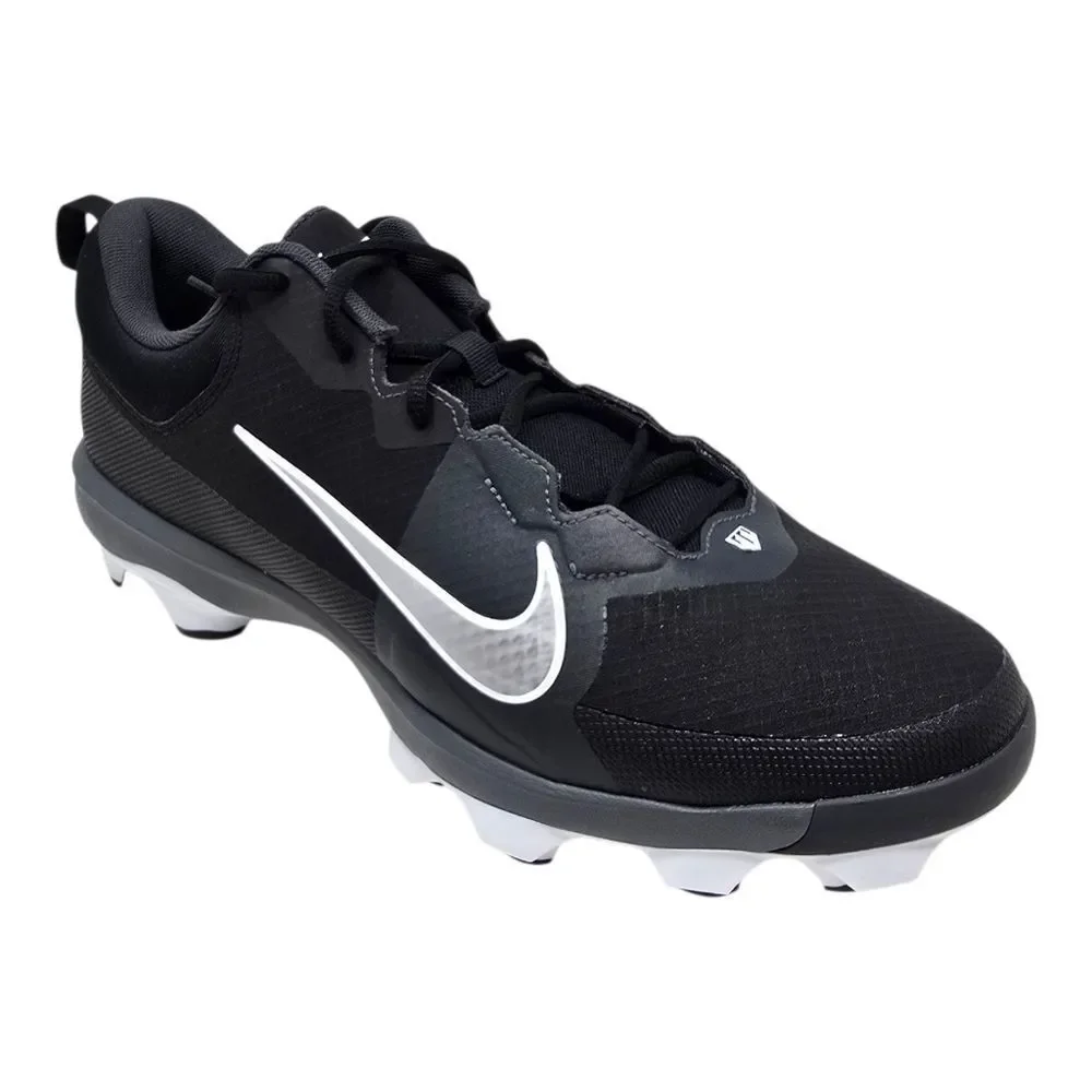 Nike Force Trout 9 Pro MCS Men's Size 15 Black Silver Plastic Cleats FZ0915-003